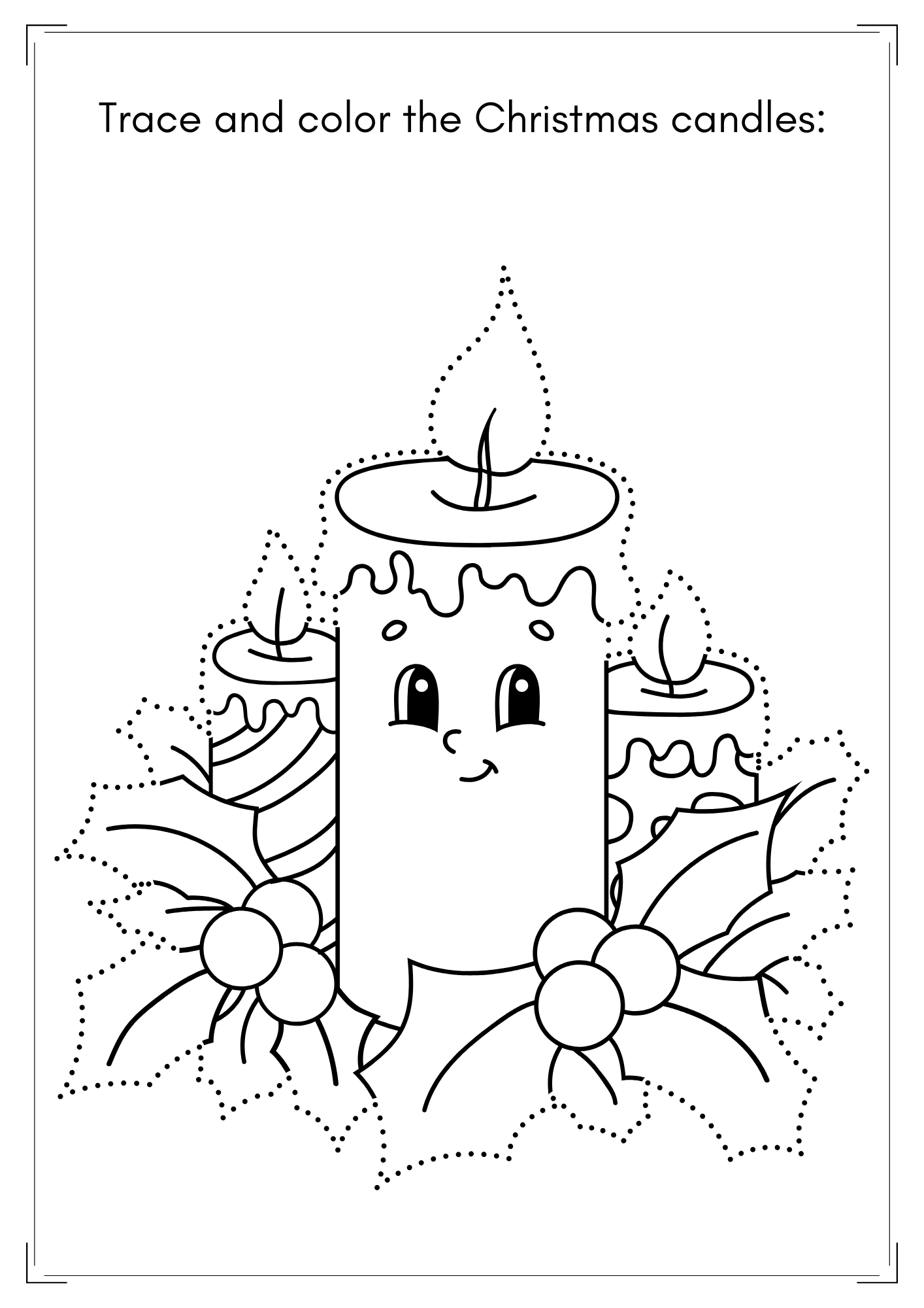 6 pdf christmas coloring and learning book