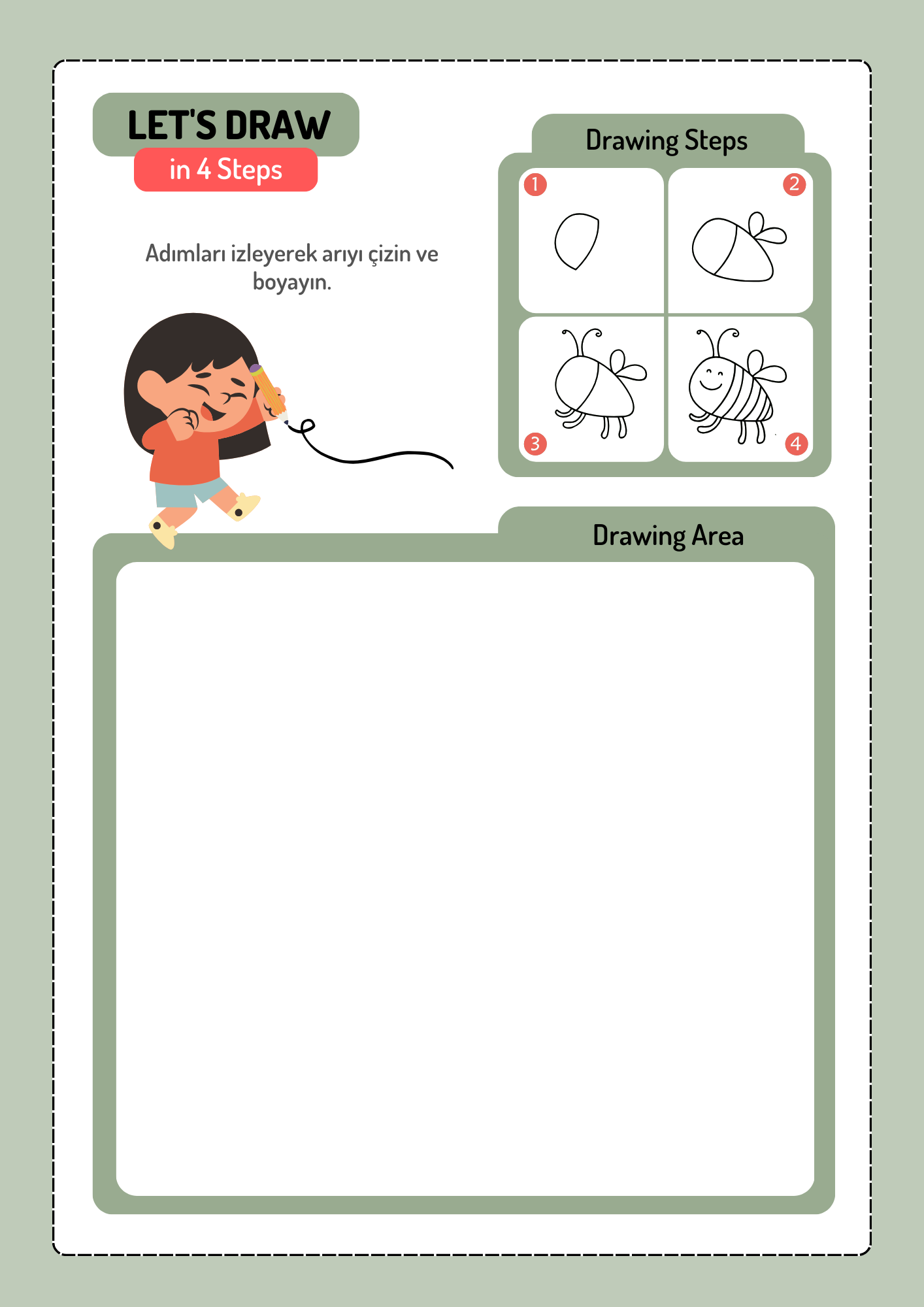 Let's Draw in 4 Steps! 24pages