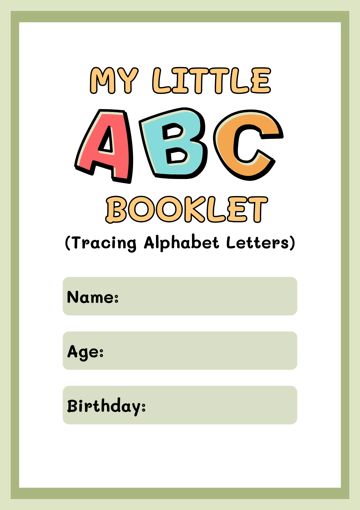 Alphabet Tracing and coloring Worksheets for Kids