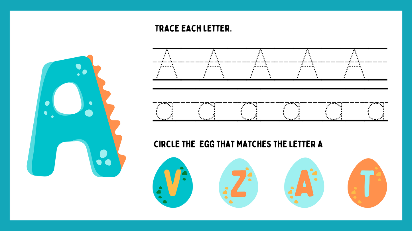 Alphabet Tracing and coloring Worksheets for Kids