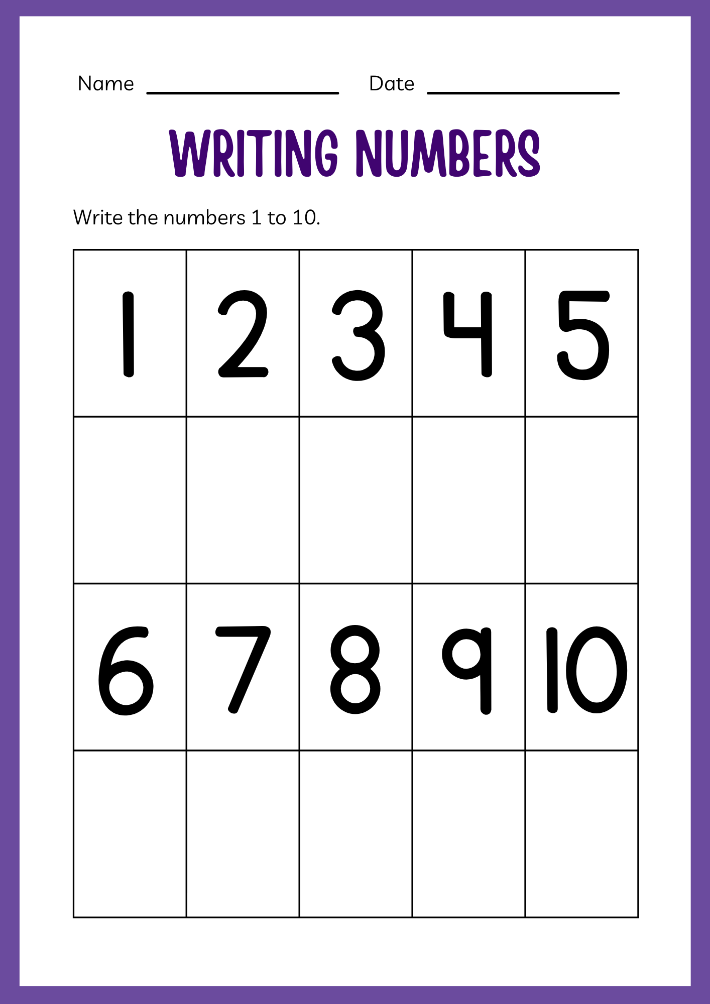 Kindergarten Numbers Workbook: 44 Pages of Fun Learning!