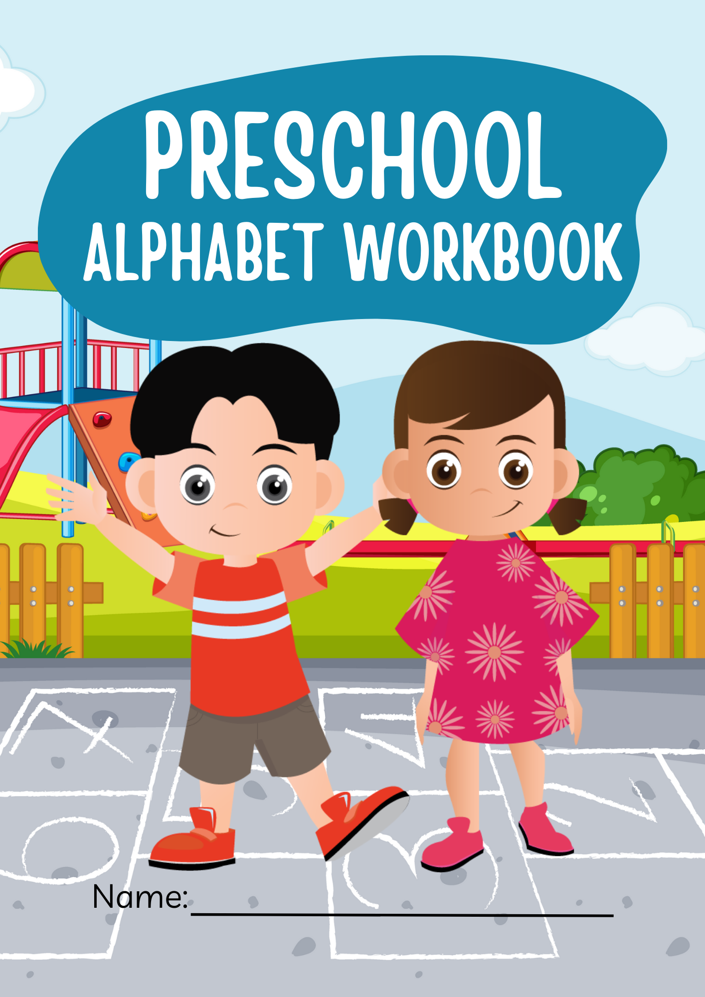 Fun and Colorful Preschool Alphabet Workbook: 108 Pages of Learning Adventure!