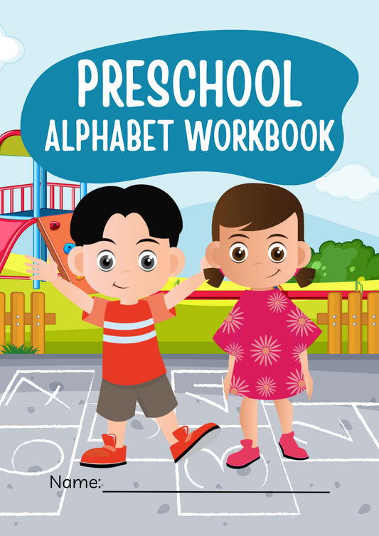 Fun and Colorful Preschool Alphabet Workbook: 108 Pages of Learning Adventure!