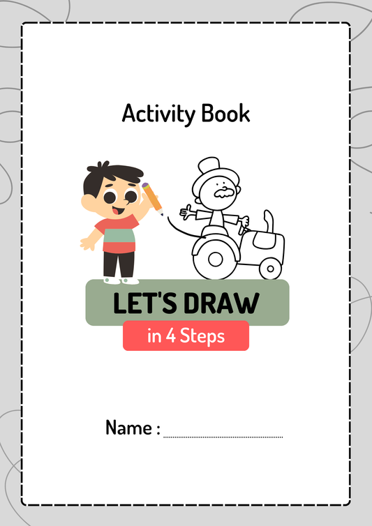 Let's Draw in 4 Steps! 24pages