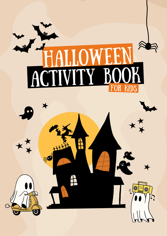 Spooktacular Fun: A 17-Page Printable Halloween Activity Book!