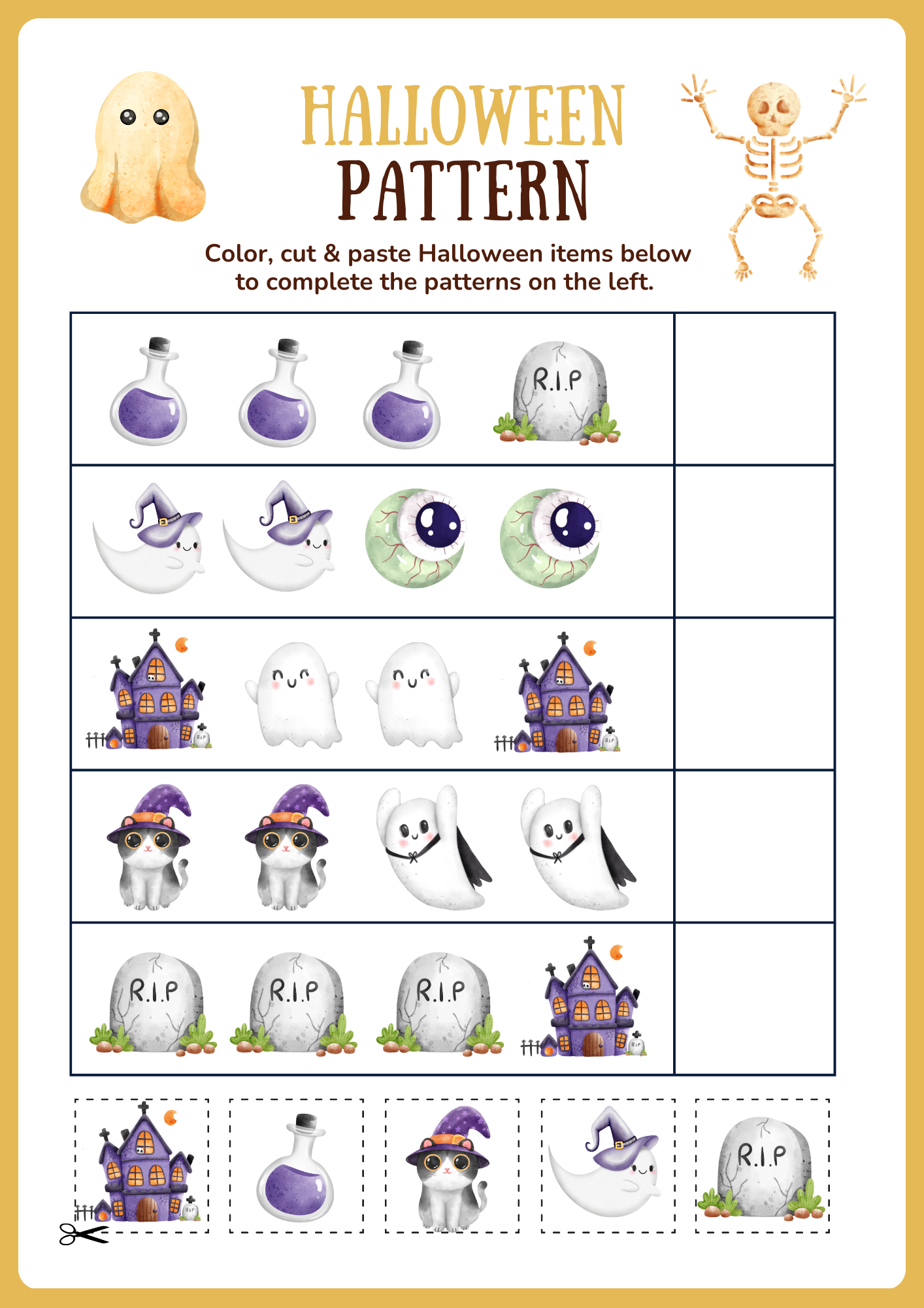 Spooktacular Fun: A 17-Page Printable Halloween Activity Book!