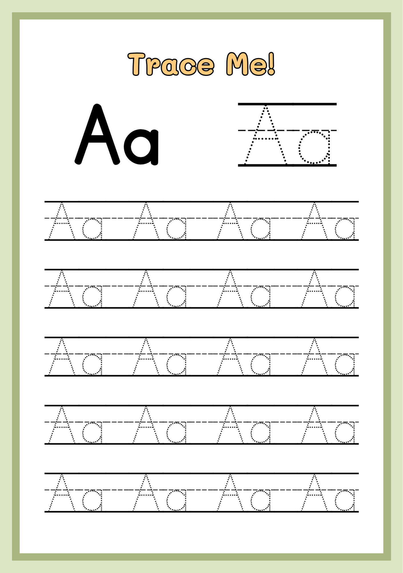 Alphabet Tracing and coloring Worksheets for Kids