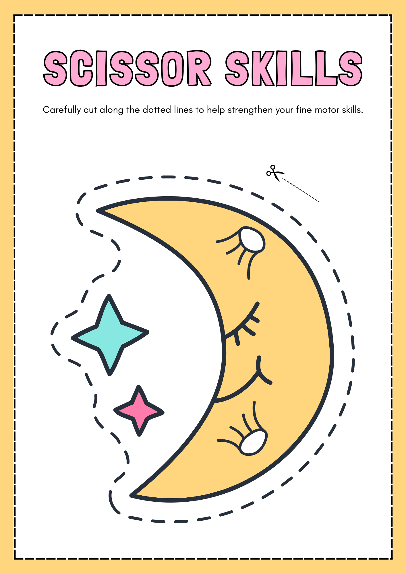 "Snip, Snip, Hooray! Fun Scissor Skills for Little Hands"32pages